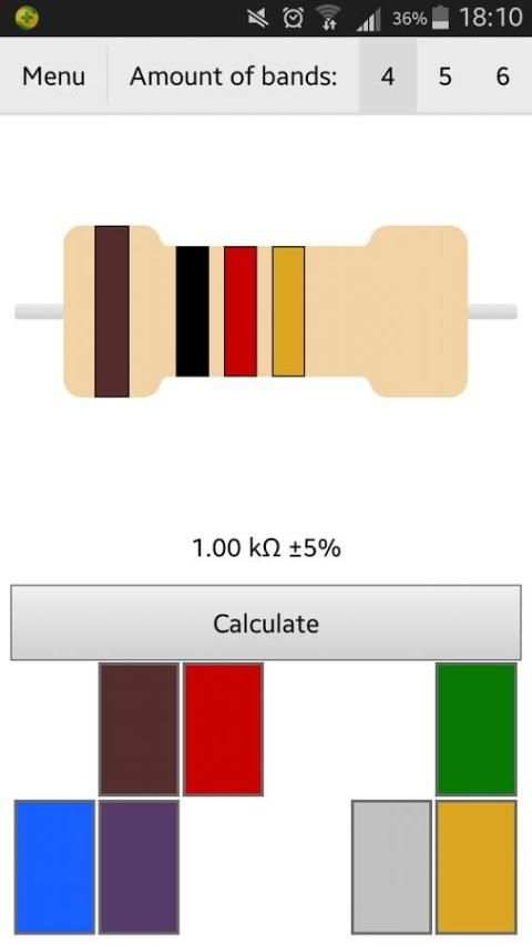 Resistor Color Code स्क्रीनशॉट 1