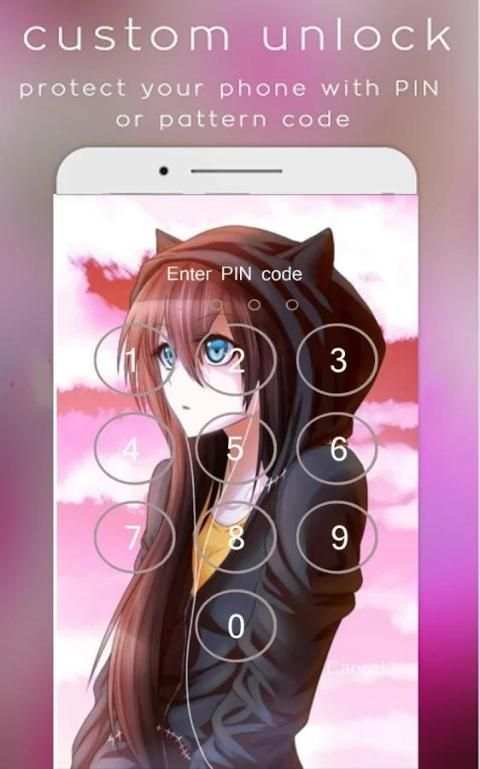 Anime for Lock Sreen HD 2017 Wallpapers 3 تصوير الشاشة