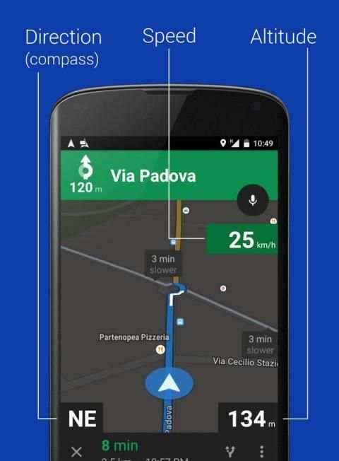 NavMeter GPS Maps speedometer screenshot 9