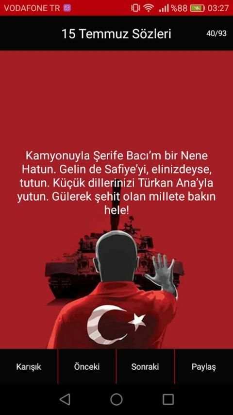 15 Temmuz Sözleri screenshot 2