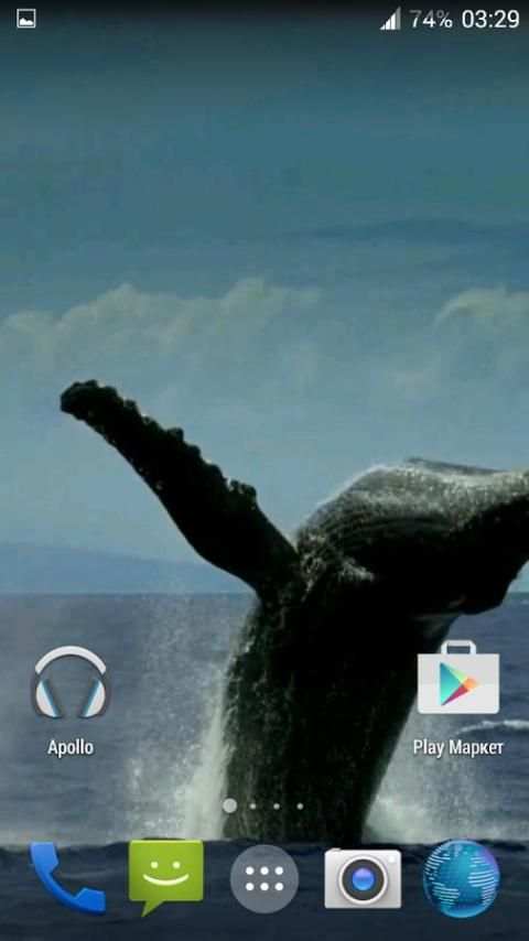 Whale 3D. Video wallpaper 8 تصوير الشاشة