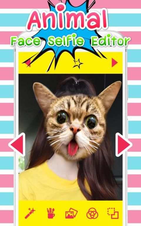 Animal Face Selfie Editor & Stickers εїз स्क्रीनशॉट 2
