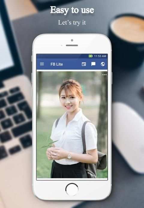 Lite for Facebook स्क्रीनशॉट 1
