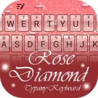 Rose Diamond Theme&Emoji Keyboard on 9Apps