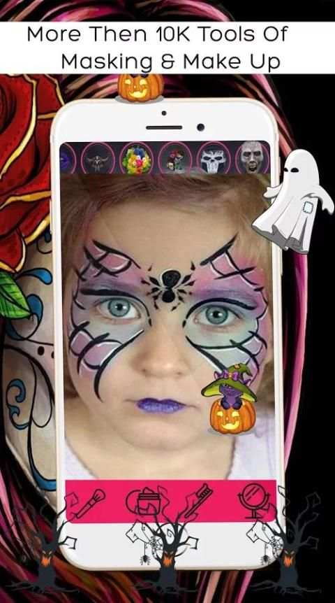 Halloween Makeup For Kids 1 تصوير الشاشة