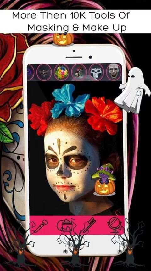 Halloween Makeup For Kids 2 تصوير الشاشة