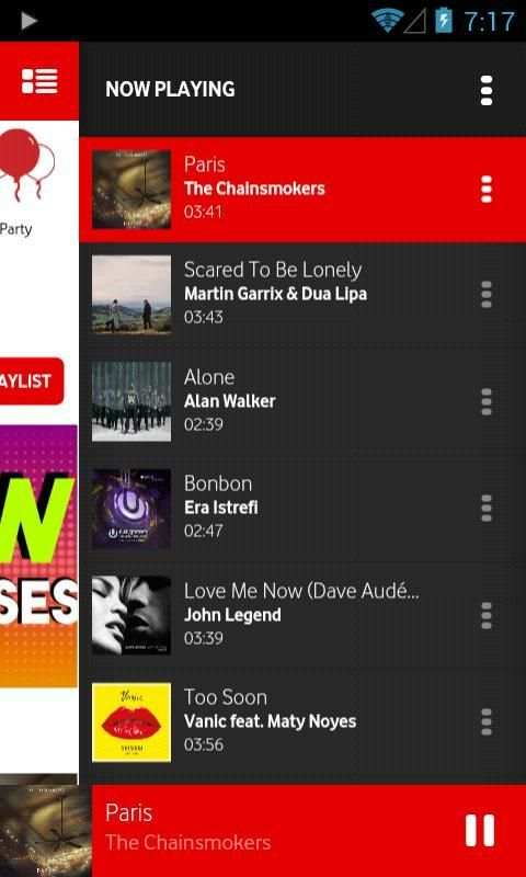 Vodafone Music screenshot 1