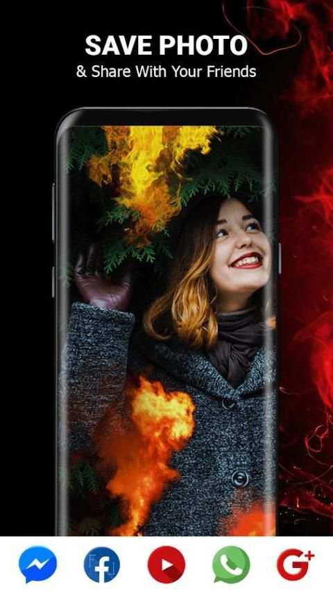 Fire Effect Photo Maker скриншот 1