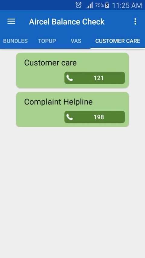 Aircel Balance Check स्क्रीनशॉट 2