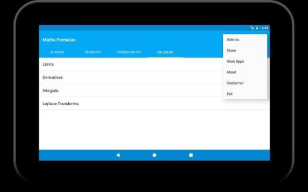 Maths Formulas screenshot 1