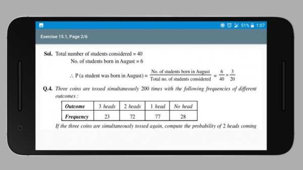 Class 9 Maths NCERT Solutions скриншот 1