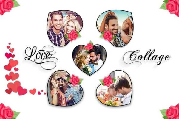 Love Collage - Photo Editor скриншот 1