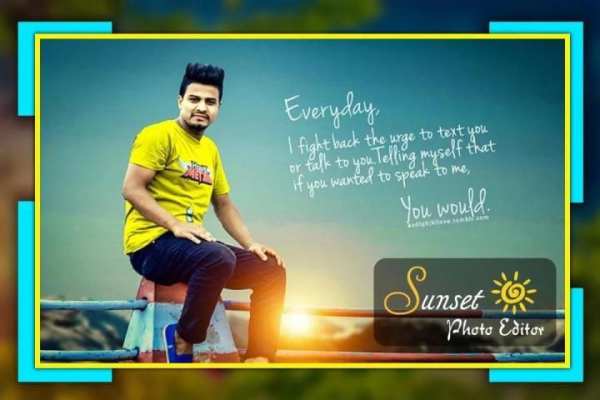 Sunset Photo Editor HD 4 تصوير الشاشة