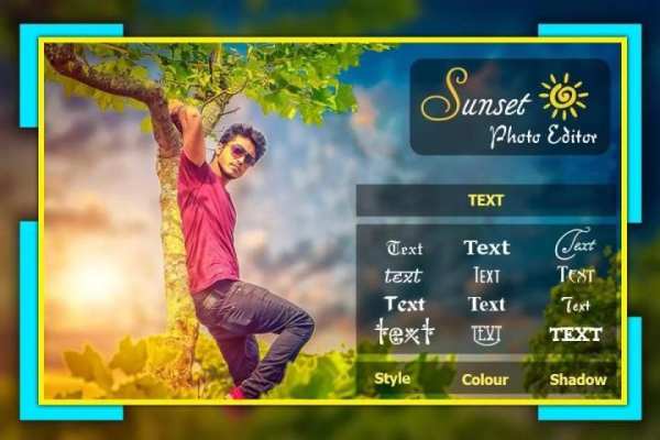 Sunset Photo Editor HD 2 تصوير الشاشة