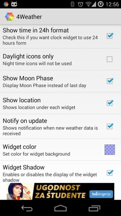 Weather Widget Forecast App screenshot 3