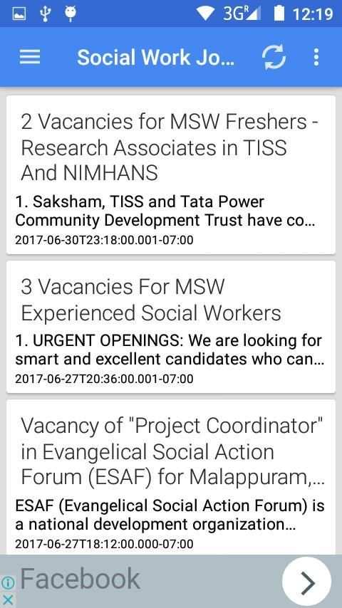 Social Work Jobs screenshot 5