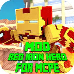 Mod Red Iron Hero for MCPE أيقونة