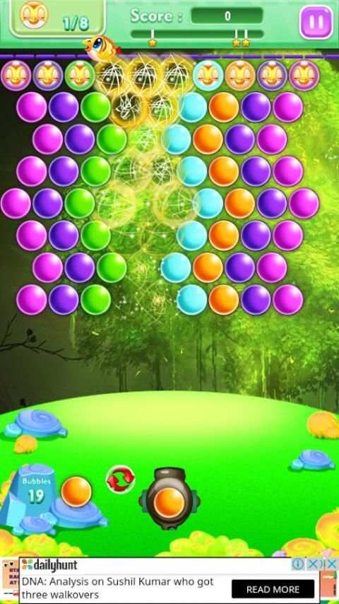 Birds Bubble Shooter स्क्रीनशॉट 1