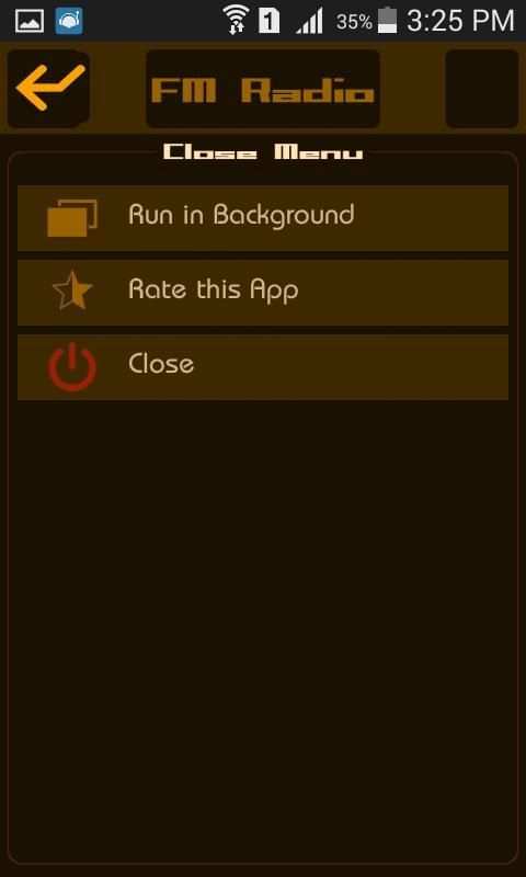 FM Radio App 1 تصوير الشاشة
