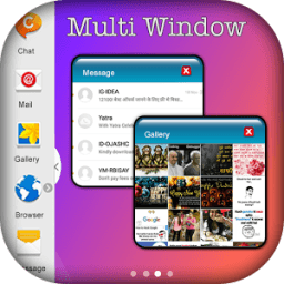 Multi Window - Edge Split Screen &amp; Slide Bar 2018 иконка