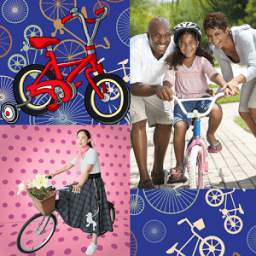 Bicycle Photo Collage