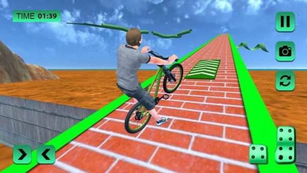 Bmx Cycle Rider Rooftop Freestyle Stunts Racing 3D скриншот 4