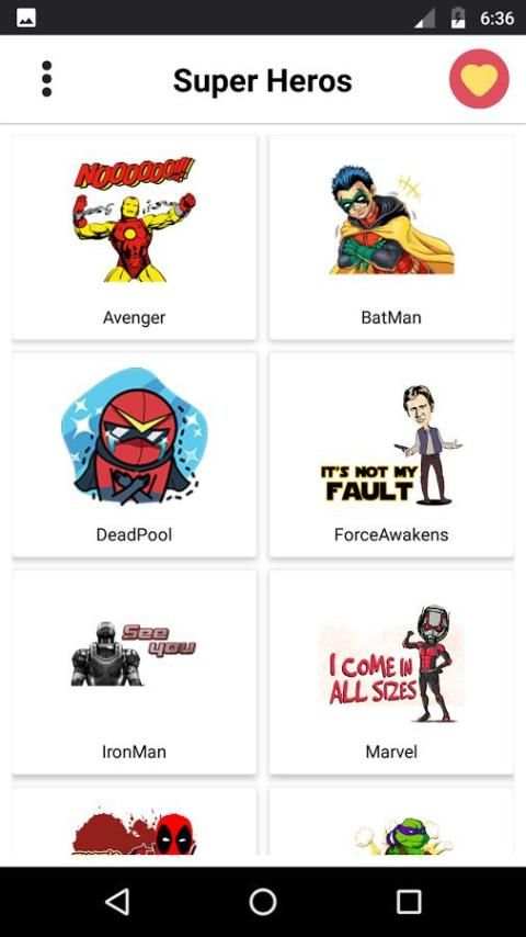 Super Hero Sticker скриншот 8