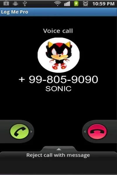 Call From Sonic Prank screenshot 2