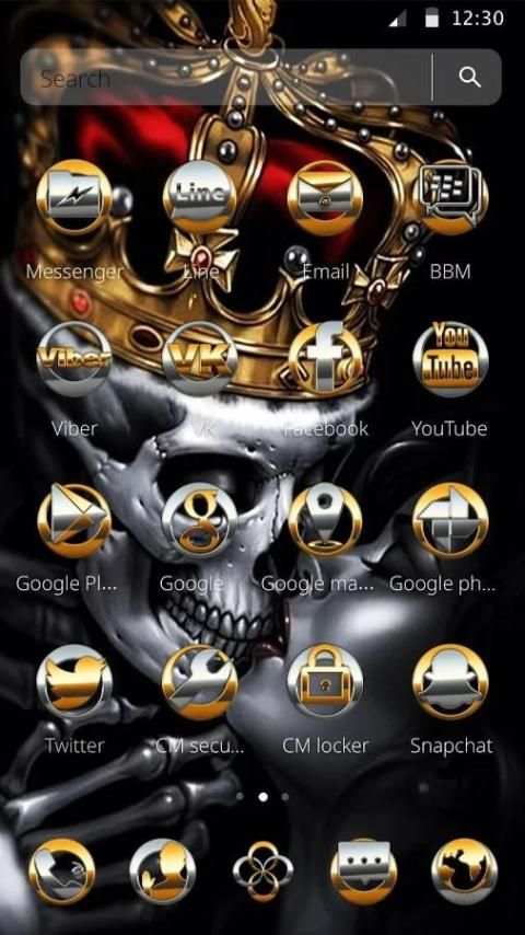 King n Queen gold Silver Theme скриншот 7