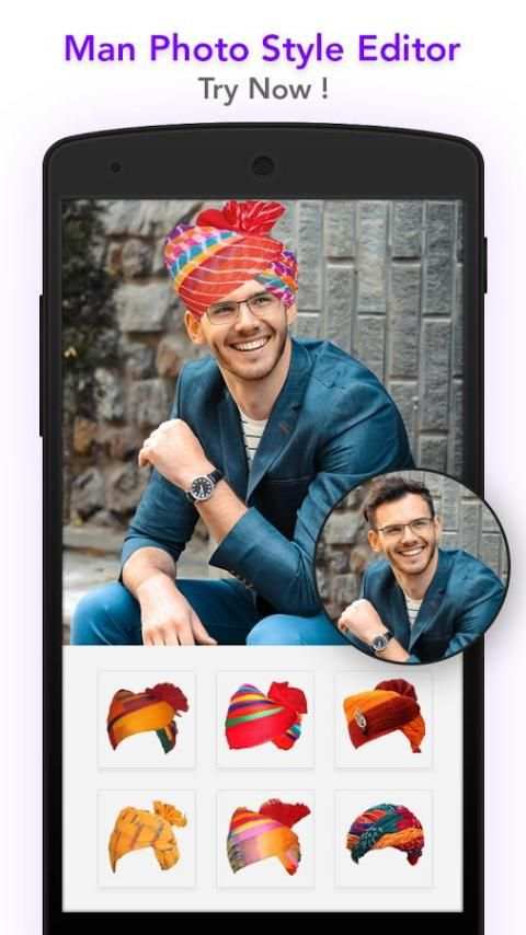 Turban Photo Editor स्क्रीनशॉट 3
