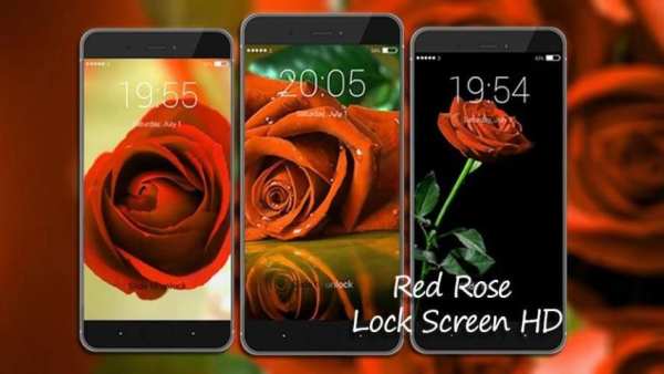 Red Rose Lock Screen HD screenshot 4