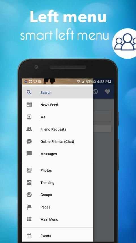 Lite for Facebook - fast messenger screenshot 2