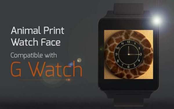 Animal Print Watch Face скриншот 2