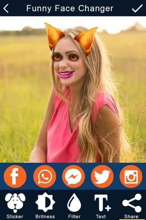 Funny Face Maker : Photo Editor 2 تصوير الشاشة