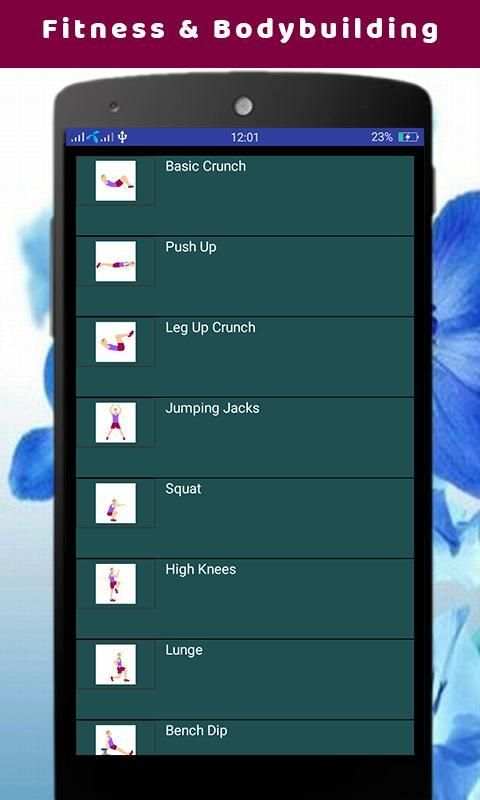 Fitness and Bodybuilding - Home Workouts स्क्रीनशॉट 6