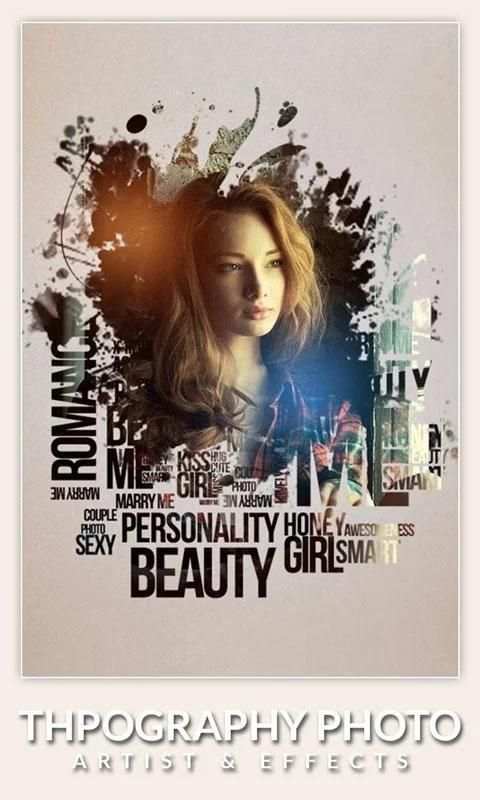 Typography Photo Artist Effects скриншот 8