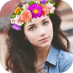 Photo Booth Heart Effect - Flower Crown иконка