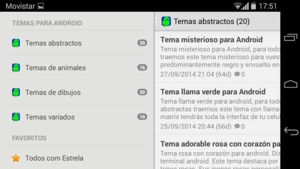 Temas para Android स्क्रीनशॉट 2
