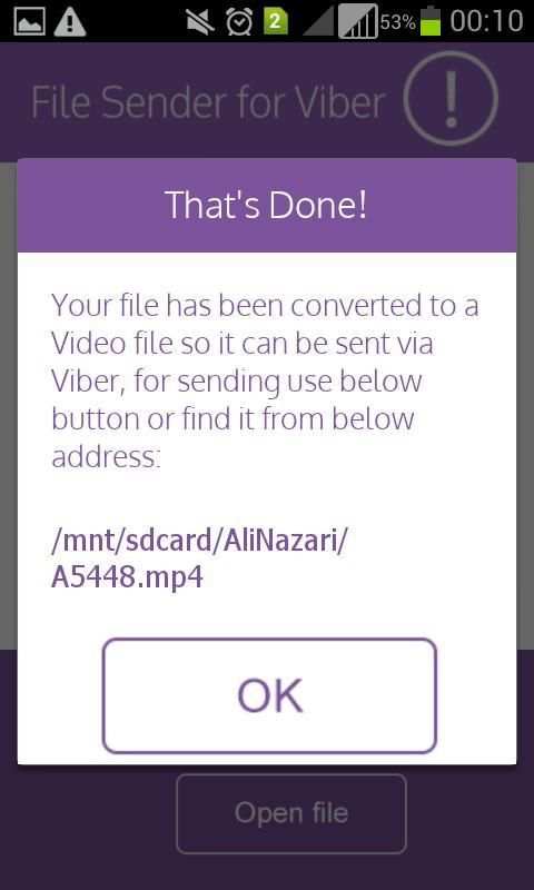 File Sender for Viber(demo) 1 تصوير الشاشة