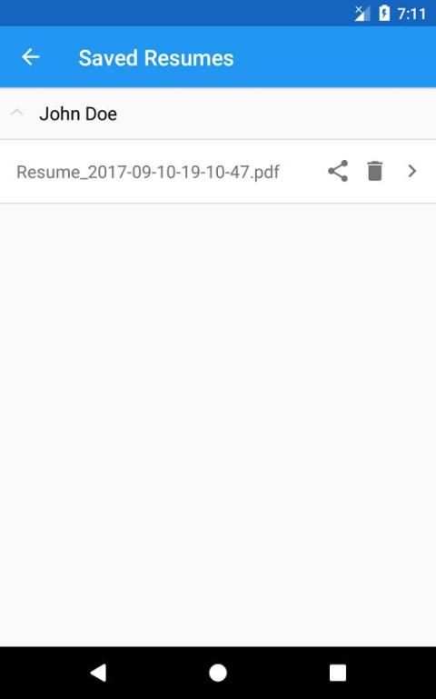 Make My Resume скриншот 3