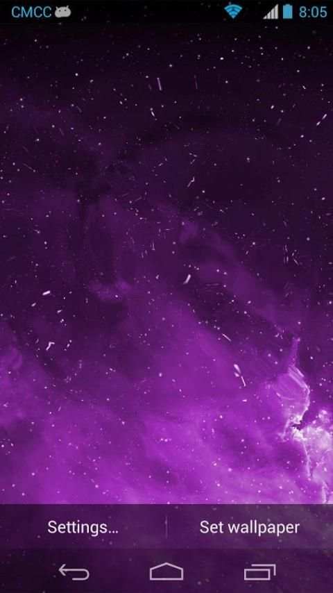 Galaxy Water Ripple Lwp screenshot 2
