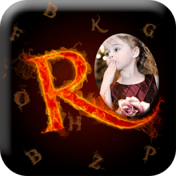 Fire Text Photo Frame иконка