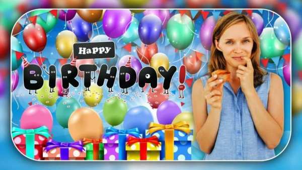 Happy Birthday Photo Editor : Birthday Frames 2 تصوير الشاشة