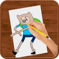 How to Draw :Adventure Time on 9Apps