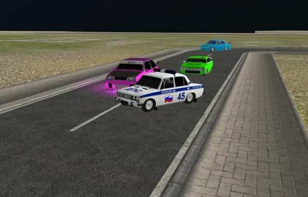ДПС Ваз 2106 Реальный гонки 3D screenshot 2