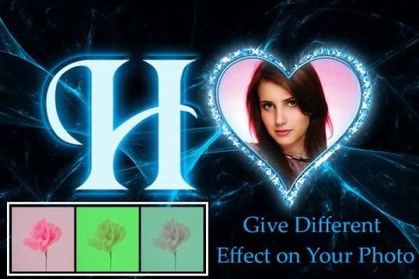 Lighting Text Photo Frame скриншот 2