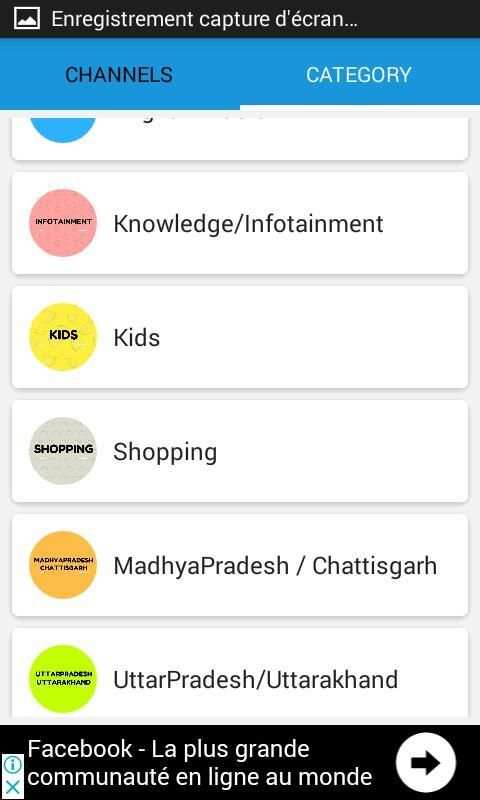 Channel List for Tata Sky India 2018 screenshot 1