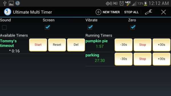 Ultimate Multi Timer (Free) скриншот 2