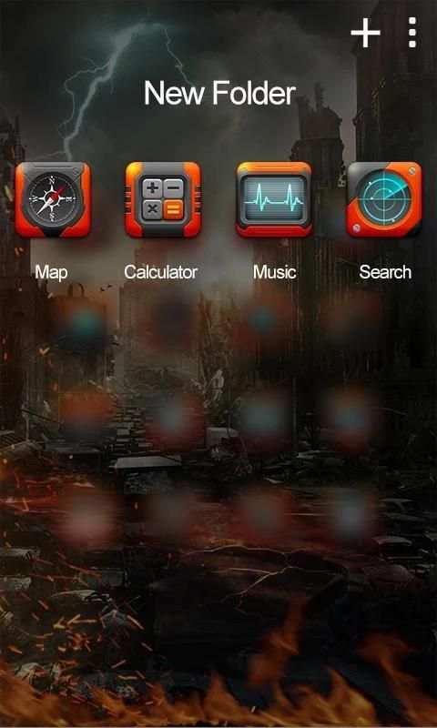 VELOCI GO Launcher Theme скриншот 2