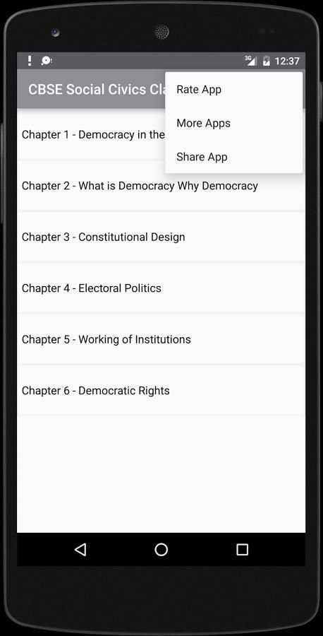 CBSE Social Civics Class 9 скриншот 1
